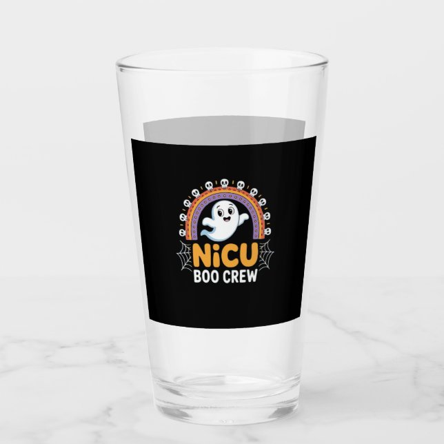 Boo Crew Nurse Halloween for Nurses Ghost Essentia Glas (Vorderseite)