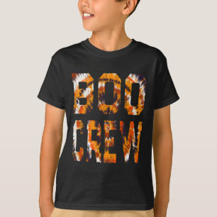 Boo Crew Orange Gefärbte Krawatte - Matching Hallo T-Shirt
