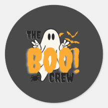 Boo Crew Orange Halloween