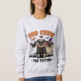 Boo Crew – Pug Edition | Süßes Halloween-Hundedesi Sweatshirt