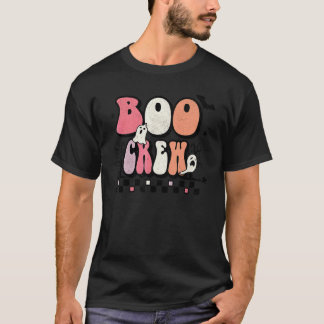 Boo Crew Retro Halloween passende Familien Gruppe  T-Shirt