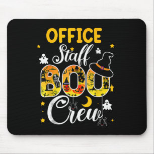 Boo Crew Spaß Halloween Matching Costu für Büroang Mousepad