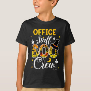 Boo Crew Spaß Halloween Matching Costu für Büroang T-Shirt