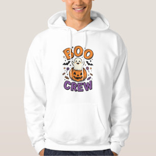 Boo Crew Süße Geist-Kürbis Halloween-Shirt-Design Hoodie
