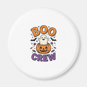 Boo Crew Süße Geist-Kürbis Halloween-Shirt-Design Magnet