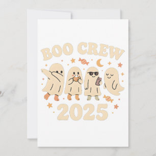 Boo-Crew Süße Geister Halloween-Party 2026 Einladung