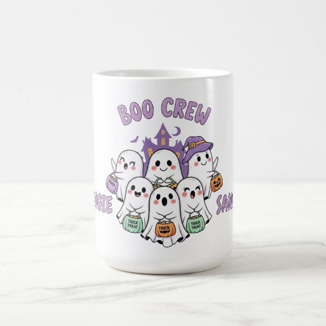 Boo Crew Two Names Halloween Kaffeetasse (Mittel)