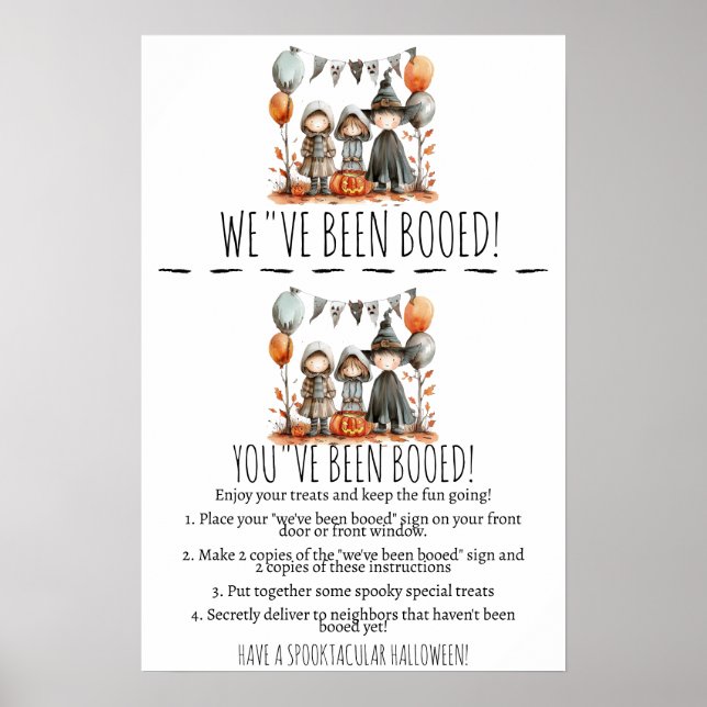 Boo-Crew-Überraschung - Ein Halloween-Spiel Poster (Vorne)