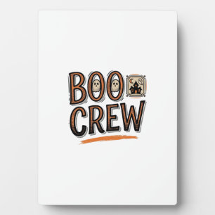 Boo Crew Vintage Halloween Gravur Shirt Design_ Fotoplatte