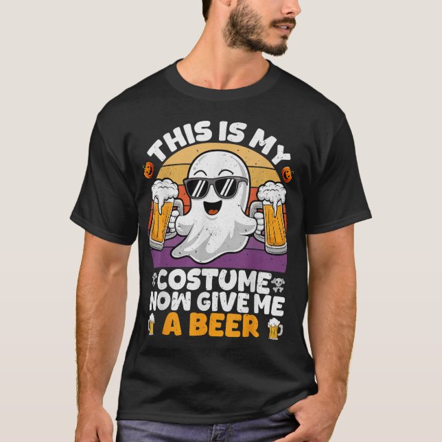 Boo, das ist mein Halloween-Kostüm Erwachsene Männ T-Shirt (Vorderseite)