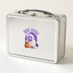 Boo Deng Moo Deng Niedlich Baby Pygmy Hippo Hallow Metall Brotdose