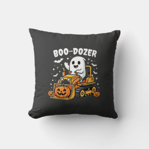 Boo Dozer Halloween Geist Bulldozer_1 Kissen