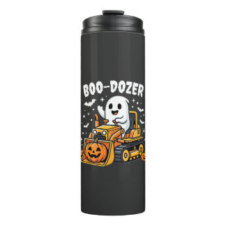 Boo Dozer Halloween Geist Bulldozer_1 Thermosbecher