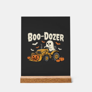 Boo-Dozer Halloween-Geist-Bulldozer-Design_1 Acrylschild