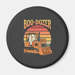 Boo-Dozer Halloween-Geist-Kürbis-Bulldozer Magnet