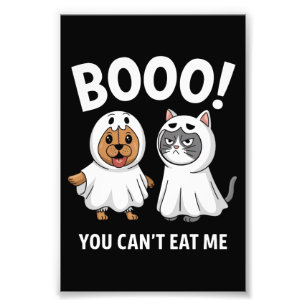 Boo, du kannst mich nicht essen Hunde und Katzen l Fotodruck