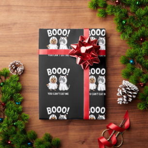 Boo, du kannst mich nicht essen Hunde und Katzen l Geschenkpapier