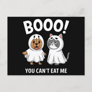 Boo, du kannst mich nicht essen Hunde und Katzen l Postkarte