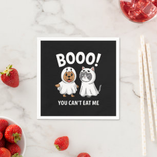 Boo, du kannst mich nicht essen Hunde und Katzen l Serviette