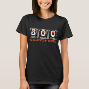 BOO-Elemente für Überraschungschemie T-Shirt