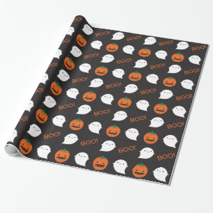 Boo! Es ist Halloween Geschenkpapier