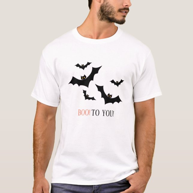 "BOO EUCH!" Halloween Custom T Shirt (Vorderseite)