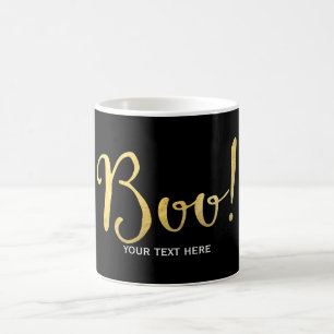 BOO! Falsches Gold Halloween Festlich Tasse