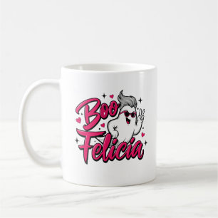 "Boo, Felicia" Frecher Halloween-Geist Kaffeetasse