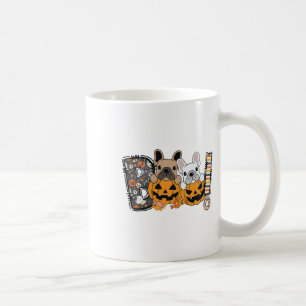 Boo French Bulldog Pumpkin Candy Dog Puppy Hallowe Kaffeetasse
