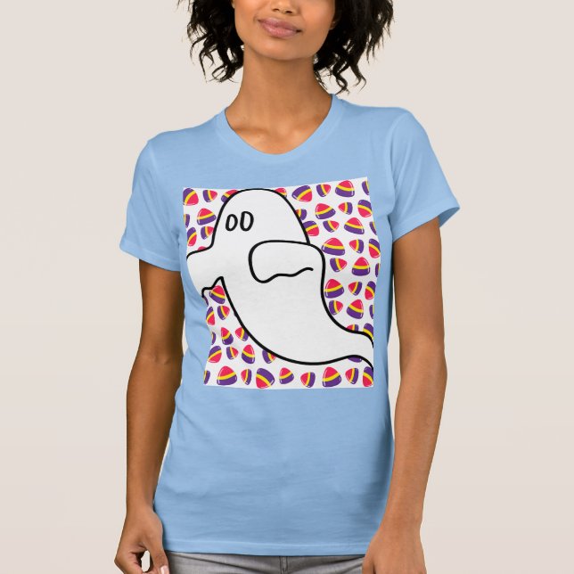 Boo Frohes Halloween T-Shirt (Vorderseite)