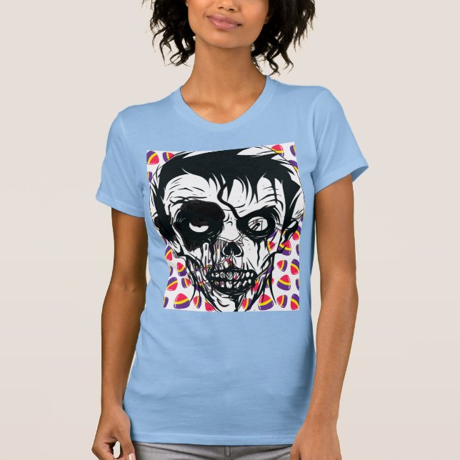 Boo Frohes Halloween T-Shirt (Vorderseite)