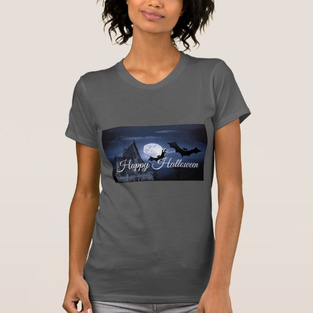 Boo Frohes Halloween T-Shirt (Vorderseite)