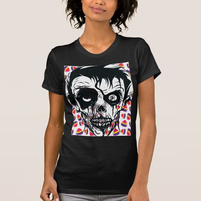 Boo Frohes Halloween T-Shirt (Vorderseite)