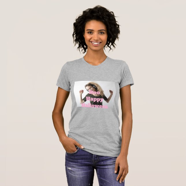 Boo Frohes Halloween T-Shirt (Vorne ganz)