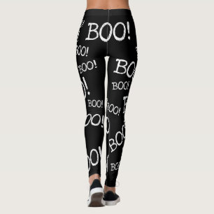 Boo! Funny Halloween Ghost Boo Hintern Leggings