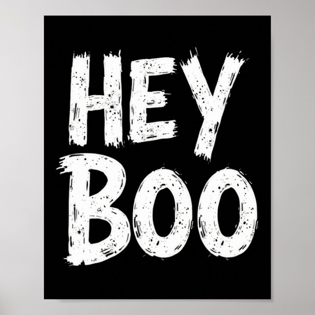 Boo Funny Halloween Ghost Poster (Vorne)