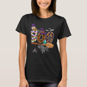 Boo Funny Halloween-Kostüm mit Hexenkammer und T-Shirt