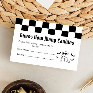 Boo Funny Halloween Party-Abschlusskarte Begleitkarte