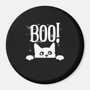 Boo! Funny Hiding Peekabo Beängstigend Halloween Magnet
