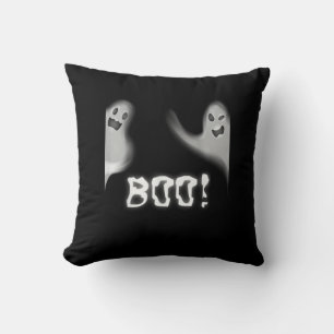 Boo! Funny Hiding Peekaboo Beängstigend Halloween Kissen