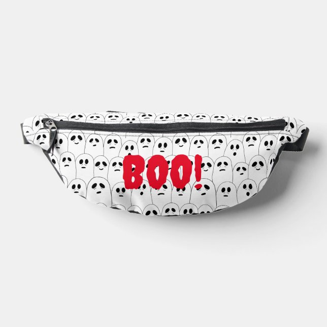 BOO Funny Niedlich Ghosts Gemustert Halloween Bauchtasche (Ablage )