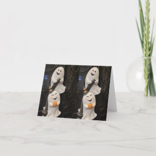 **BOO FÜR SIE / GLÜCKLICHES HALLOWEEN AUCH** KARTE