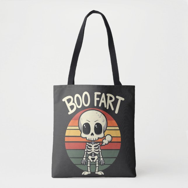 Boo Furz Funny Spooky Pastel Ghost Goth Retro (Vorderseite)