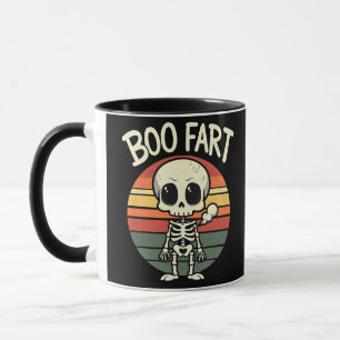 Boo Furz Funny Spooky Pastel Ghost Goth Retro Tasse