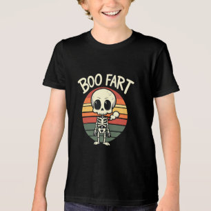 Boo Furz Funny Spooky Pastel Ghost Goth Retro Tri-Blend Shirt
