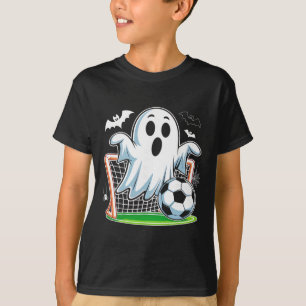 Boo Geist spielt lustiges Halloween-Fußball-Trikot T-Shirt