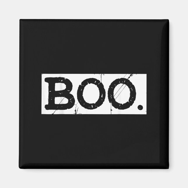 Boo gestresst Retro-Geist Halloween-Ästhetik  Magnet (Vorne)