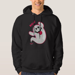 Boo Ghost Bats Spider Creepy Halloween Hoodie