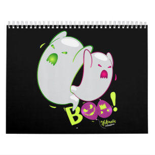 Boo Ghost Bats Spider Creepy Halloween Kalender