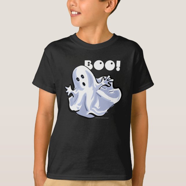 BOO! Ghost Dark T - Shirt (Vorderseite)